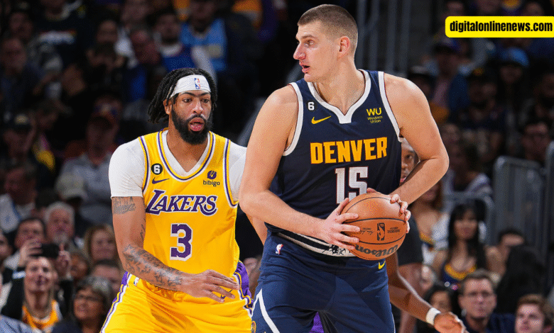 denver nuggets vs lakers match player stats